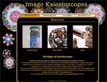 Tablet Screenshot of imagokaleidoscopes.com